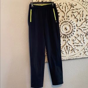 Zelos Black and Yellow Athletic Pant